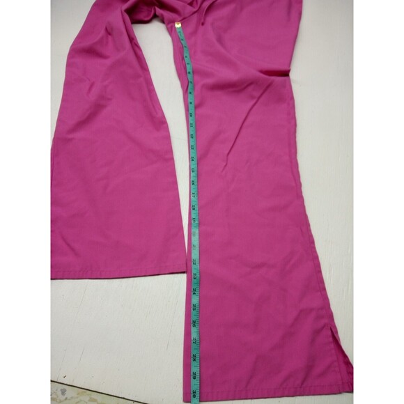 Set Of 2 Cherokee Workwear Scrub Bottoms Scrub Pants Pink Size Small Elastic - Picture 3 of 7
